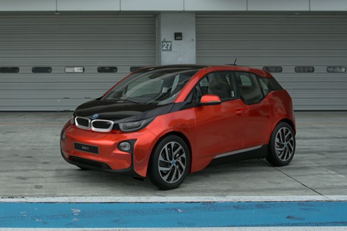 File:BMW i3 '15 (GT7, Solar Orange Metallic).jpg